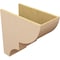 Ekena Millwork 12"W x 24"D x 24"H Classic Ridgewood Rough Cedar Woodgrain TimberThane Corbel, Primed Tan CORUR12X24X24RIDRCPR - alternate 5